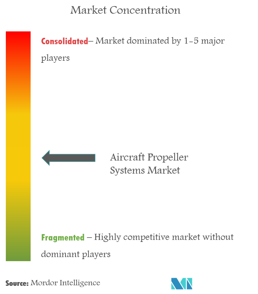 Marktkonzentration für Flugzeugpropellersysteme